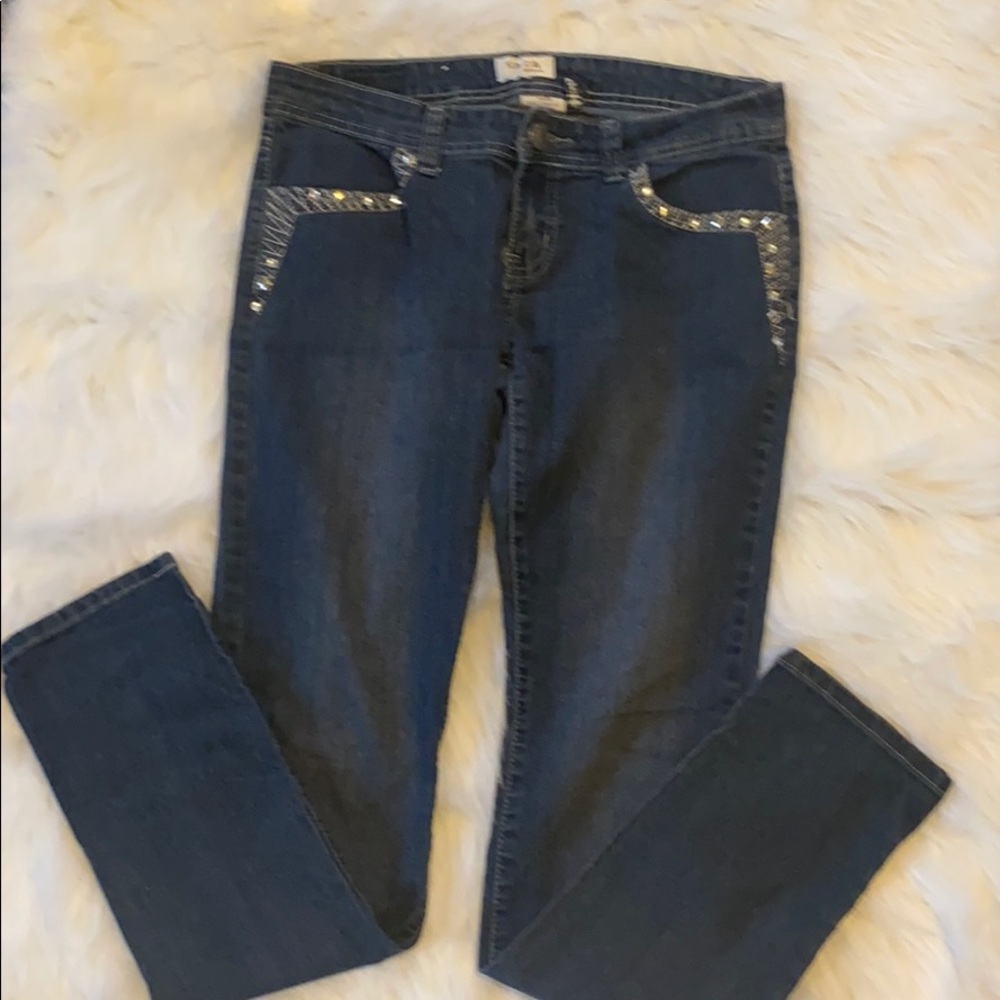 Saza bling denim jeans